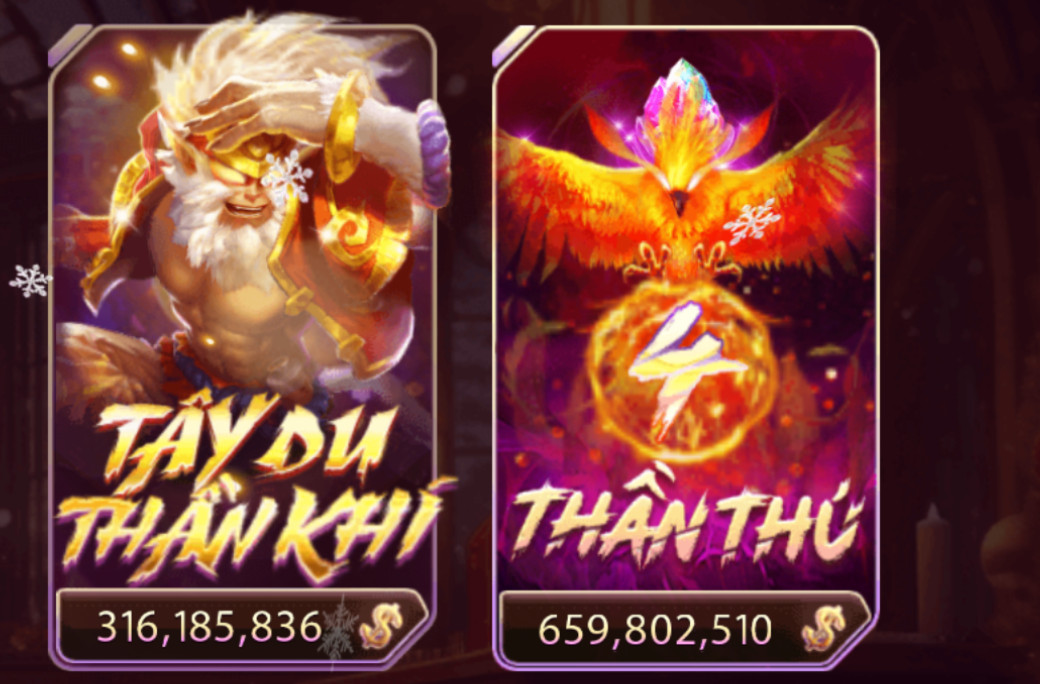 Game nổ hũ 4 thần thú 12Bet hấp dẫn